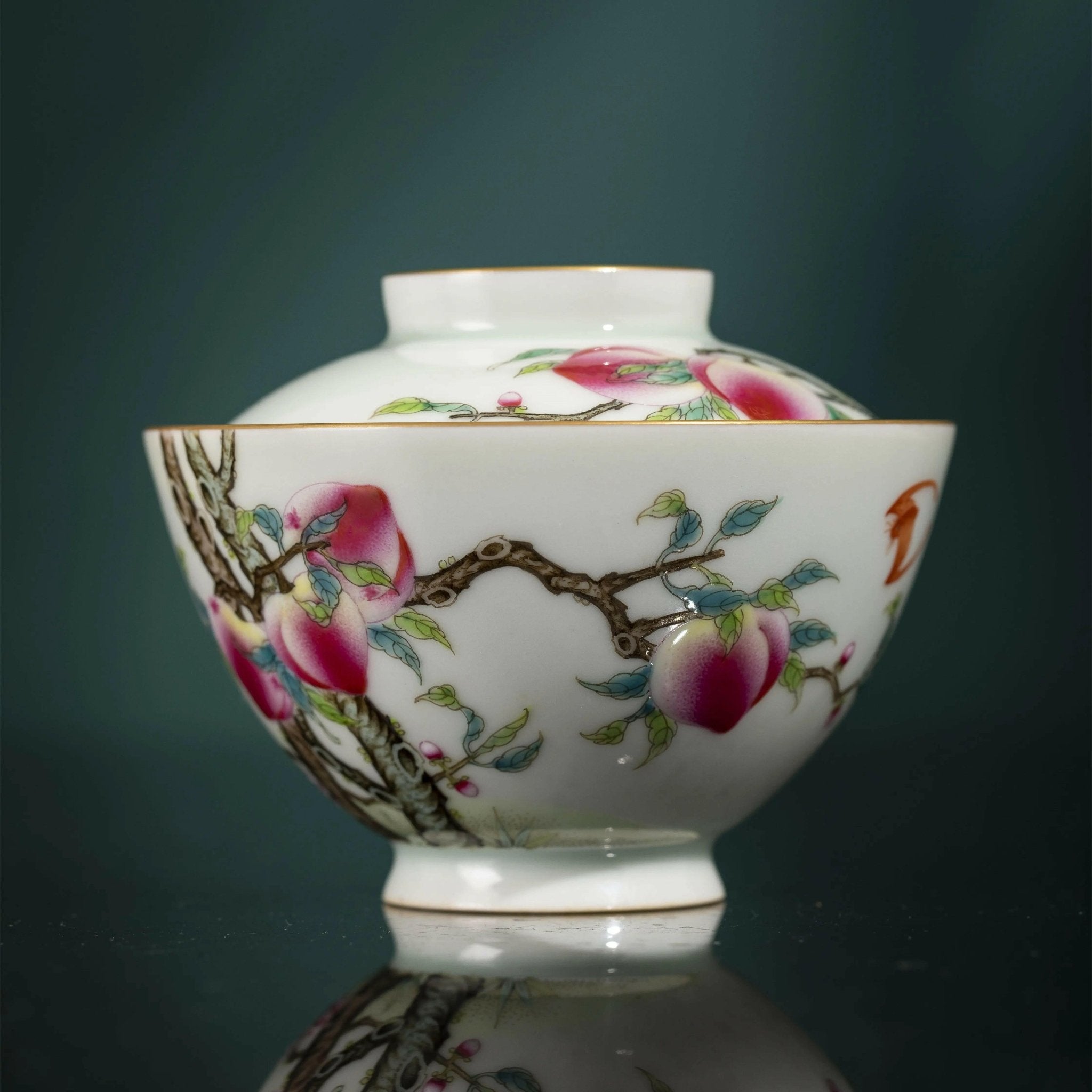 Jiu Tao San Fu - Jing De Zhen Porcelain Gaiwan - zycs_China - tea - teapot