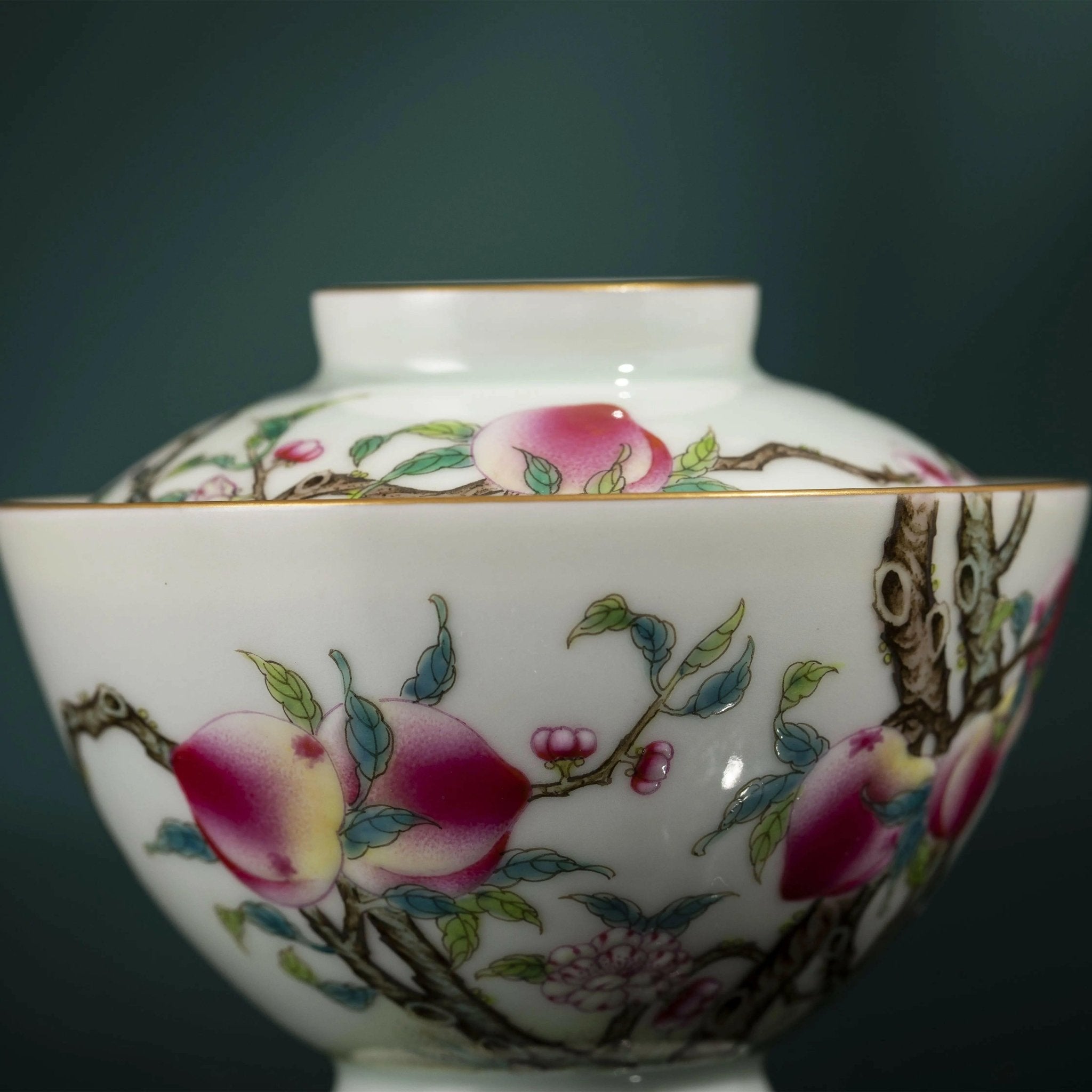 Jiu Tao San Fu - Jing De Zhen Porcelain Gaiwan - zycs_China - tea - teapot