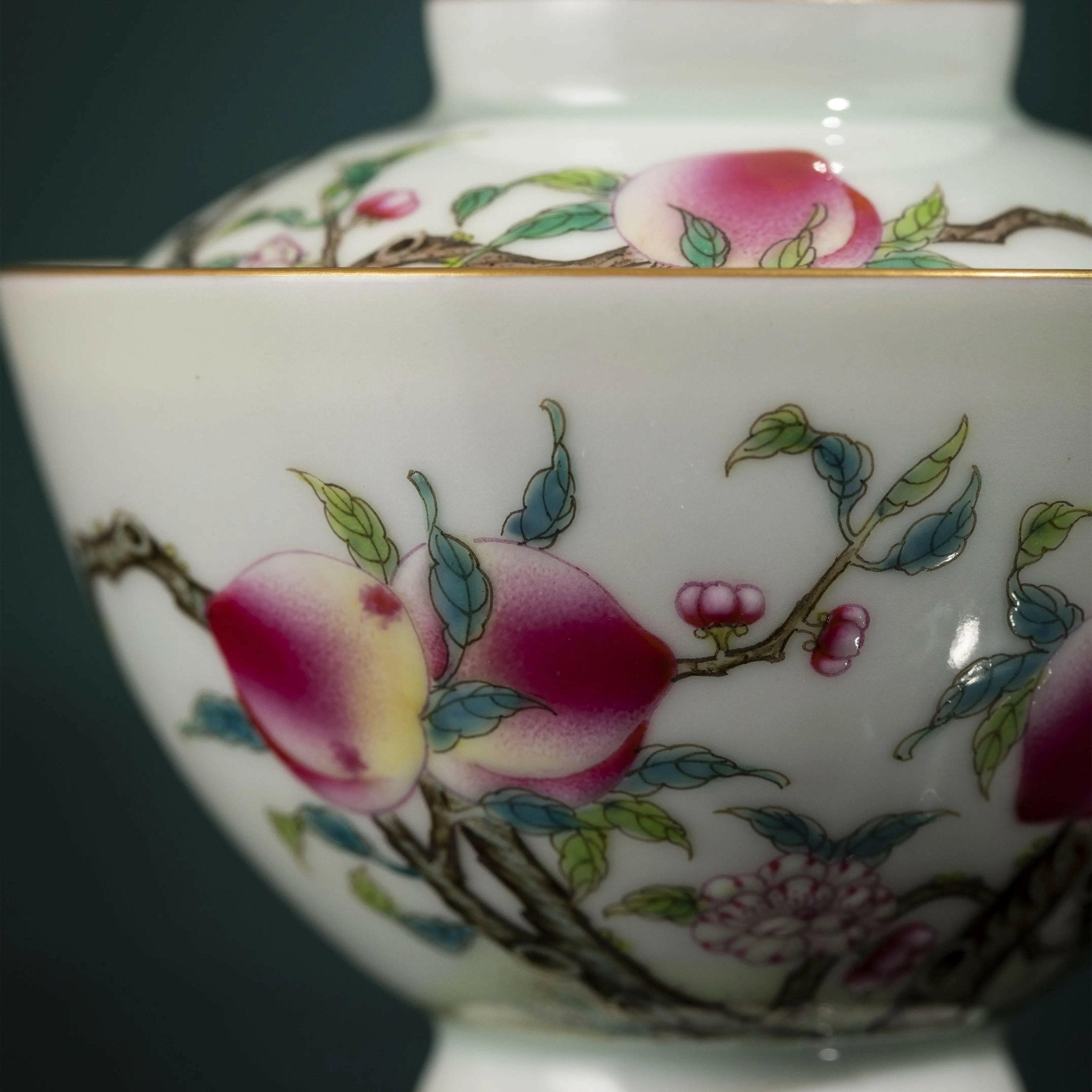 Jiu Tao San Fu - Jing De Zhen Porcelain Gaiwan - zycs_China - tea - teapot
