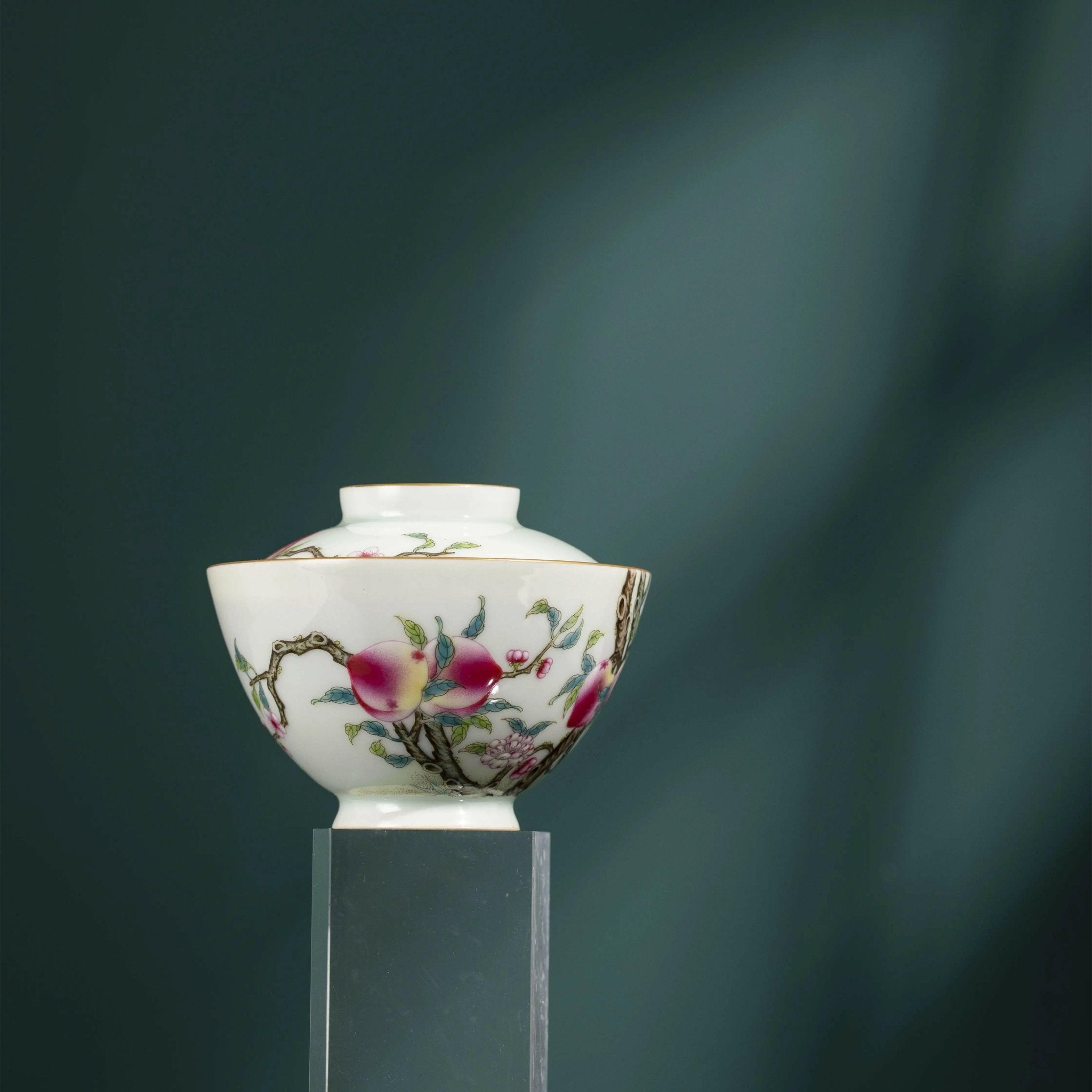 Jiu Tao San Fu - Jing De Zhen Porcelain Gaiwan - zycs_China - tea - teapot