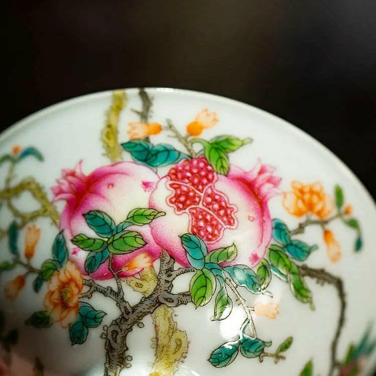 Jiu Tao Shi Liu - Jing De Zhen Porcelain Teacup - zycs_China - tea - teapot