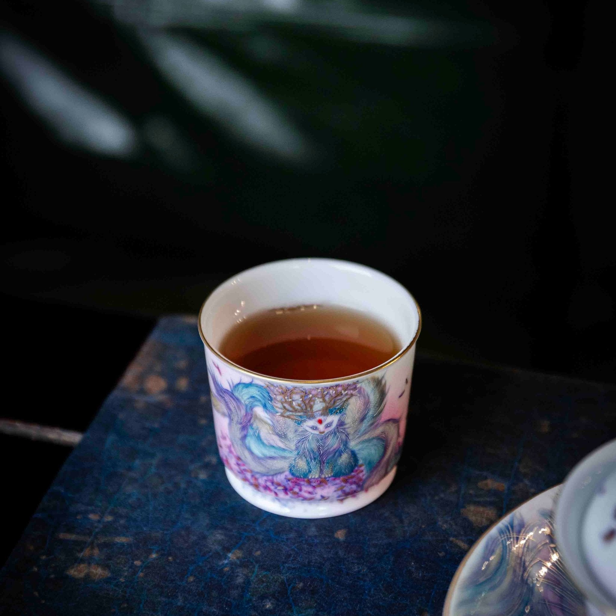 Jiu Wei Hu 180cc - Jing De Zhen Porcelain Gaiwan - zycs_China