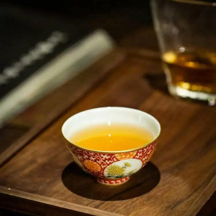 Ju Hua - Jing De Zhen Porcelain Teacup - zycs_China - tea - teapot