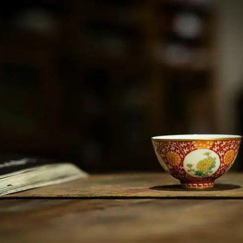 Ju Hua - Jing De Zhen Porcelain Teacup - zycs_China - tea - teapot