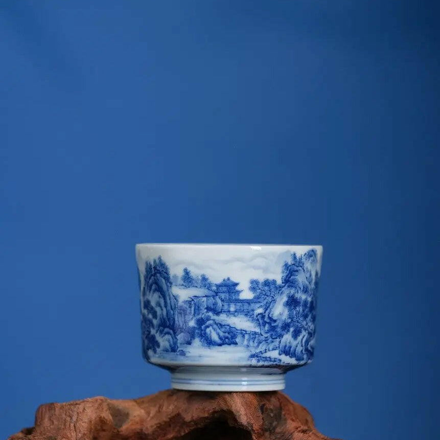 Ju Shi Yin Ju Tu - Jing De Zhen Porcelain Teacup - zycs_China - tea - teapot