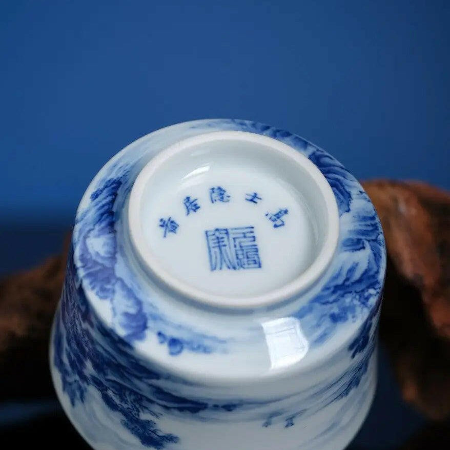 Ju Shi Yin Ju Tu - Jing De Zhen Porcelain Teacup - zycs_China - tea - teapot