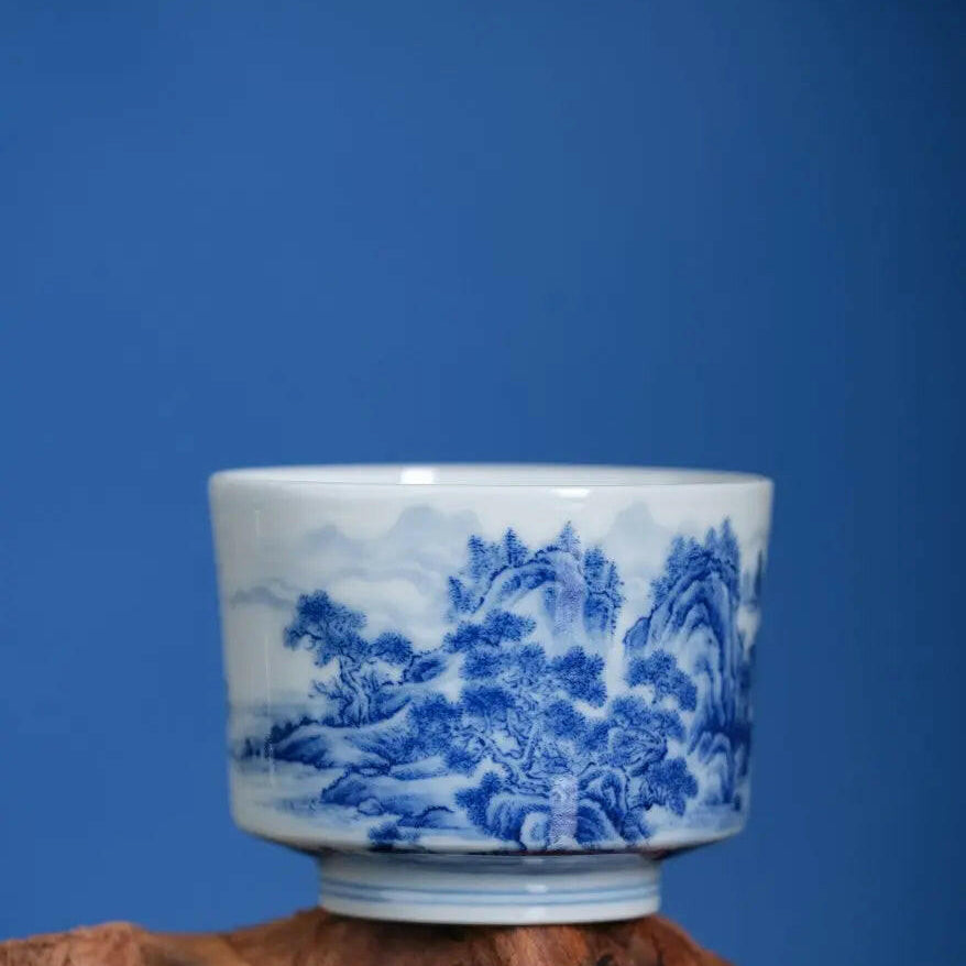 Ju Shi Yin Ju Tu - Jing De Zhen Porcelain Teacup - zycs_China - tea - teapot