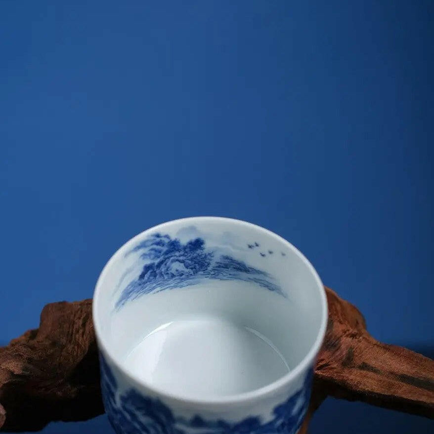 Ju Shi Yin Ju Tu - Jing De Zhen Porcelain Teacup - zycs_China - tea - teapot