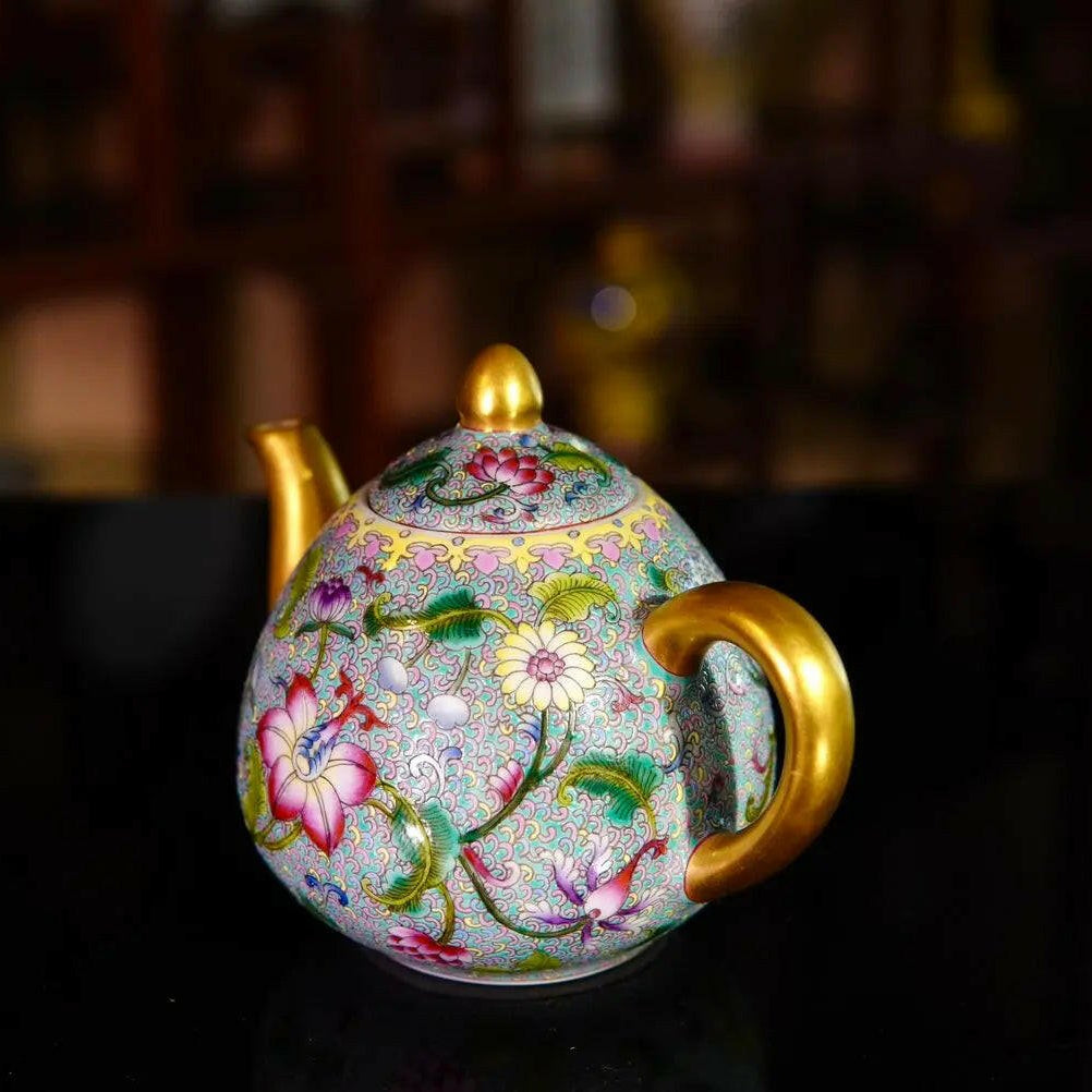 Juan Wei Cao - Jing De Zhen Porcelain Teapot - zycs_China - tea - teapot