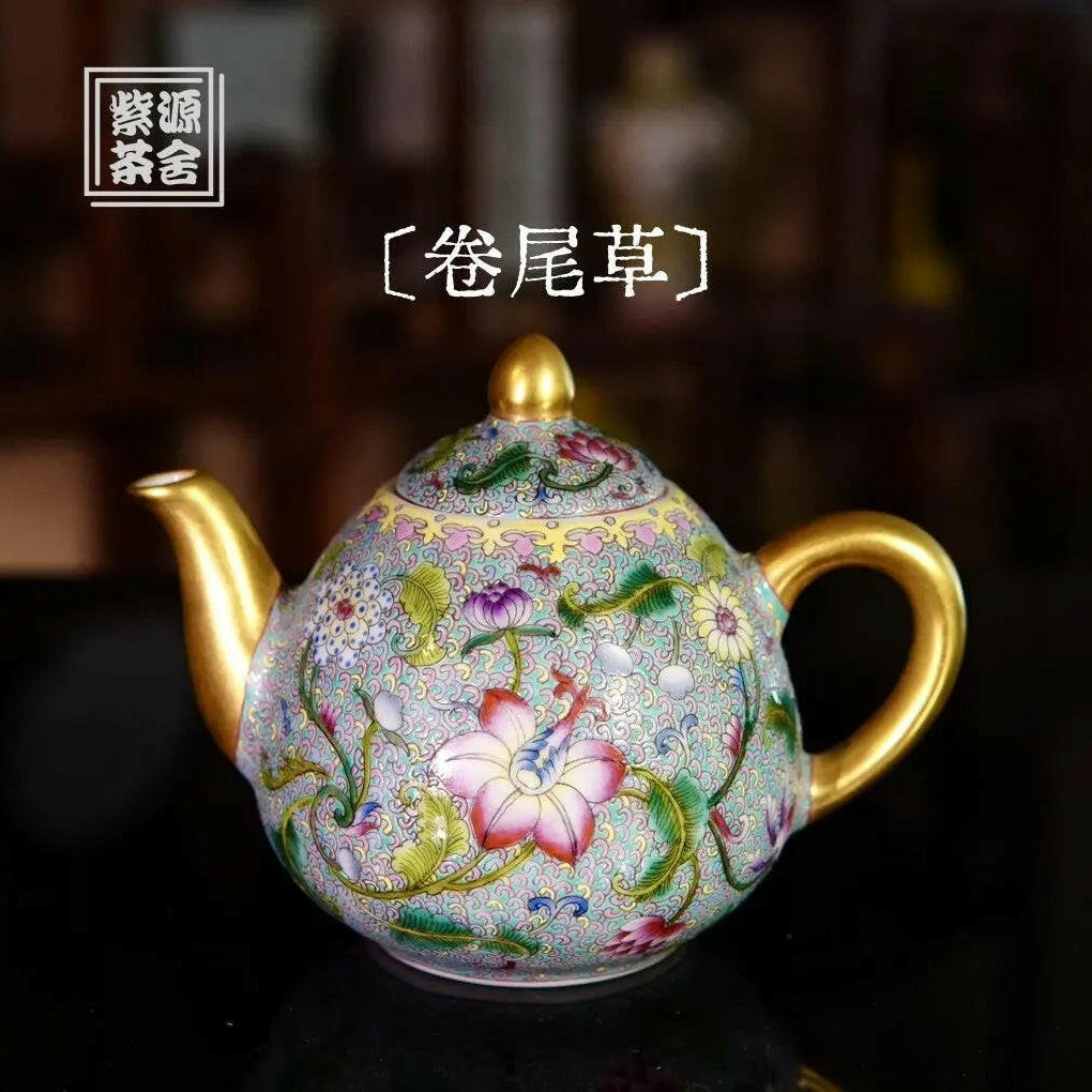 Juan Wei Cao - Jing De Zhen Porcelain Teapot - zycs_China - tea - teapot