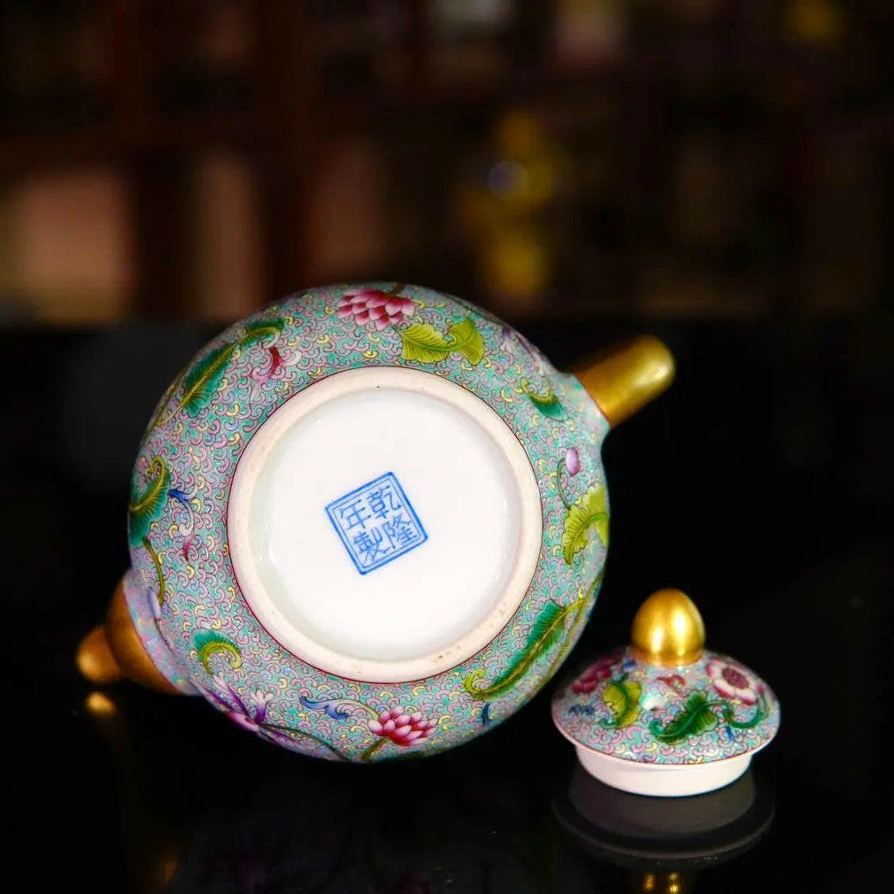Juan Wei Cao - Jing De Zhen Porcelain Teapot - zycs_China - tea - teapot
