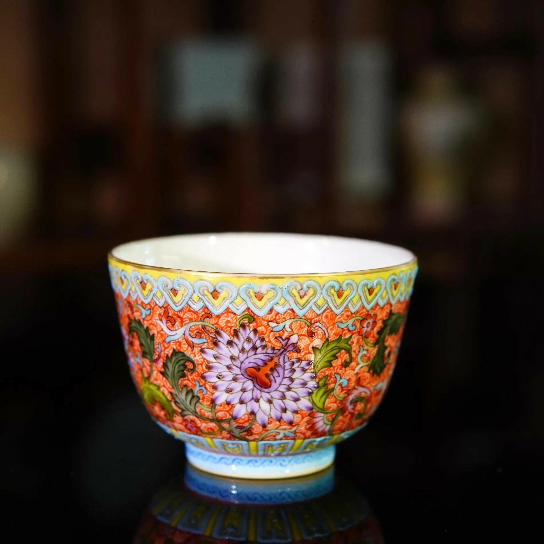 Juan Wei Lian Zhu Ren Bei - Jing De Zhen Porcelain Teacup - zycs_China - tea - teapot