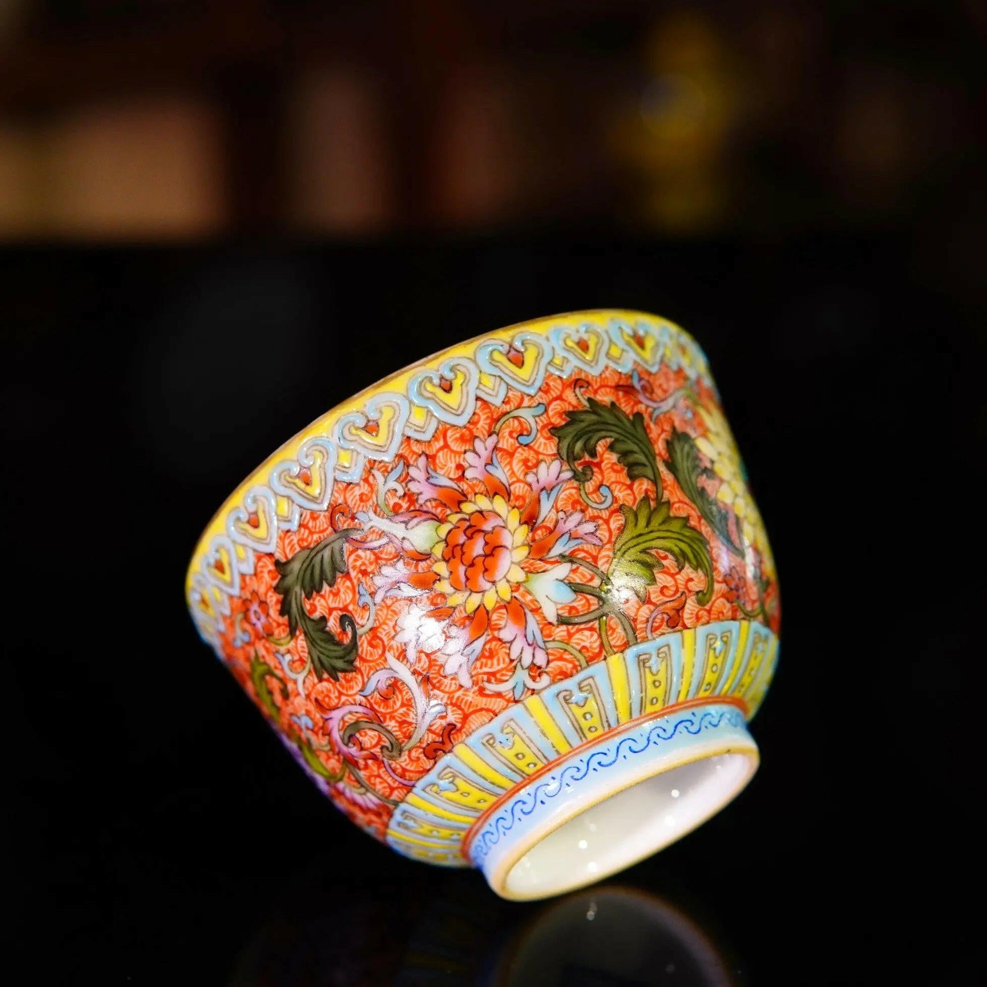 Juan Wei Lian Zhu Ren Bei - Jing De Zhen Porcelain Teacup - zycs_China - tea - teapot