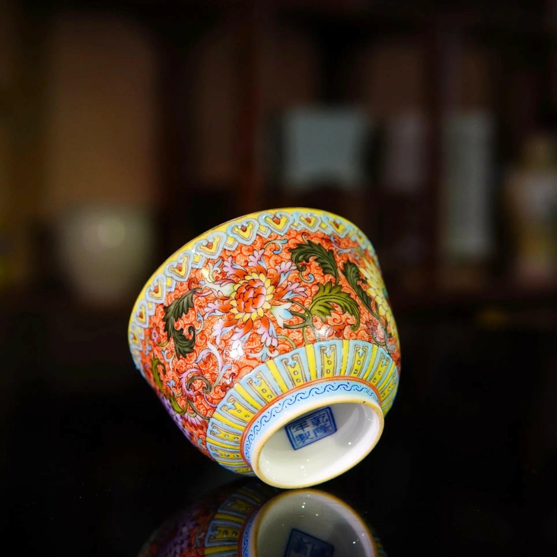 Juan Wei Lian Zhu Ren Bei - Jing De Zhen Porcelain Teacup - zycs_China - tea - teapot