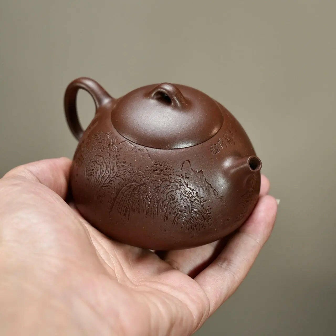 Kong Xiang Qin Quan 150cc - Yixing Handmade Teapot - zycs_China - tea - teapot