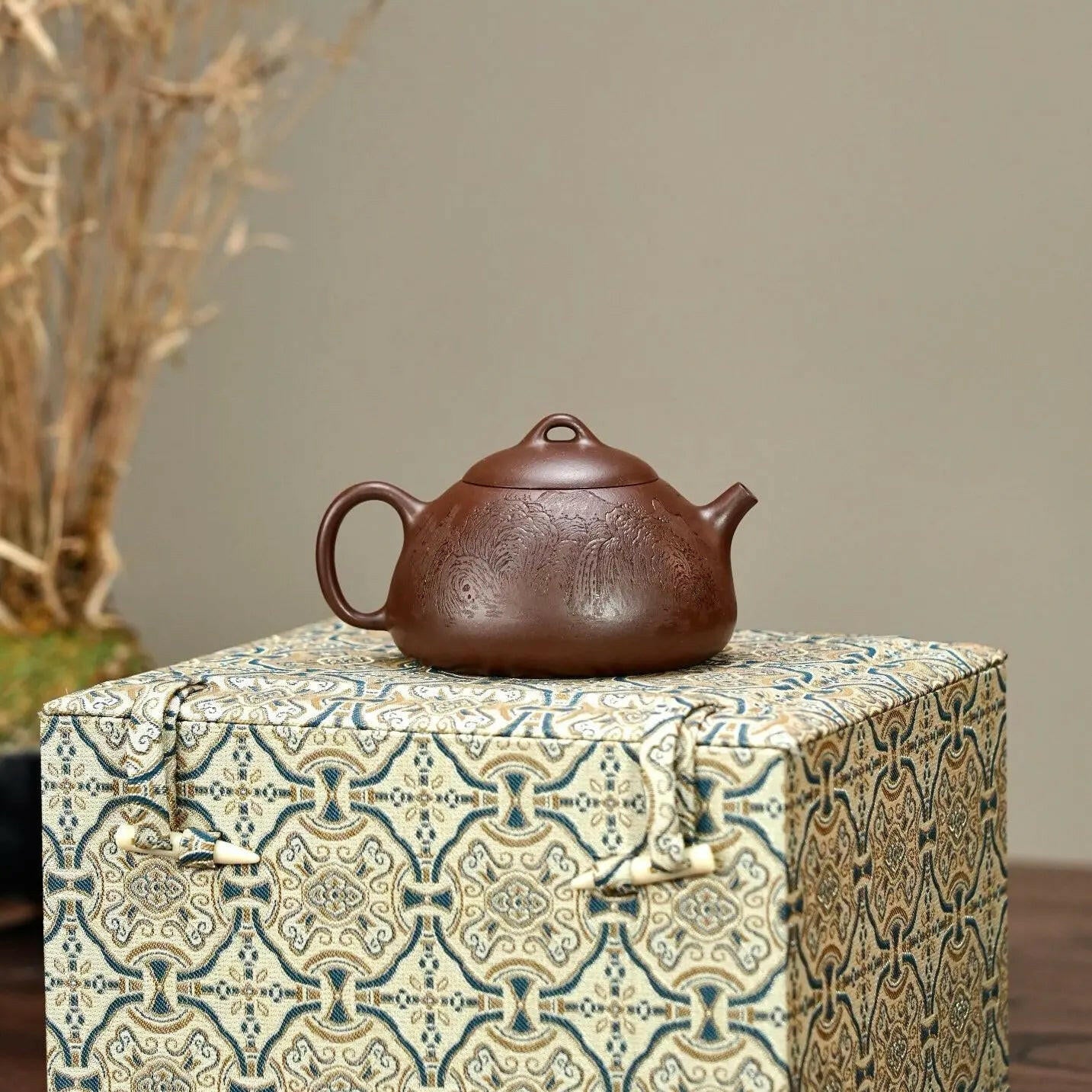 Kong Xiang Qin Quan 150cc - Yixing Handmade Teapot - zycs_China - tea - teapot