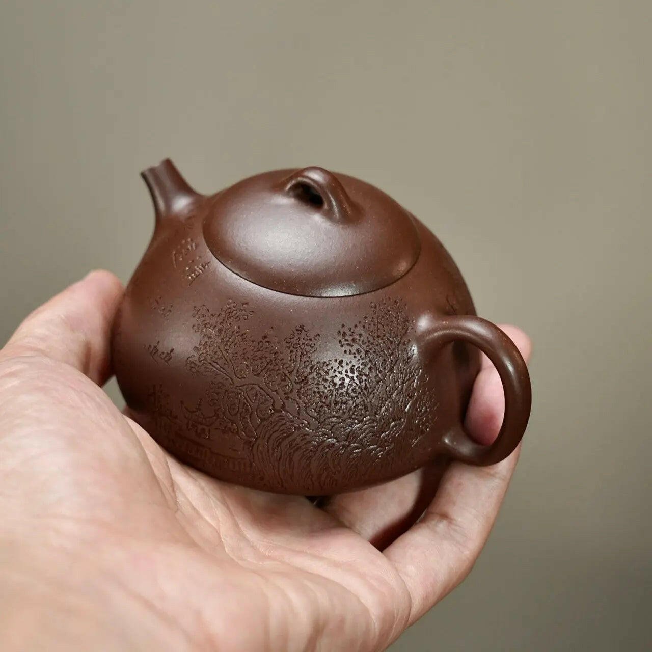 Kong Xiang Qin Quan 150cc - Yixing Handmade Teapot - zycs_China - tea - teapot