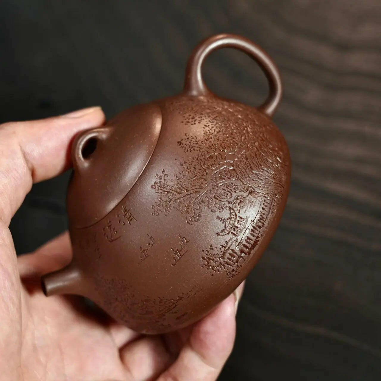Kong Xiang Qin Quan 150cc - Yixing Handmade Teapot - zycs_China - tea - teapot