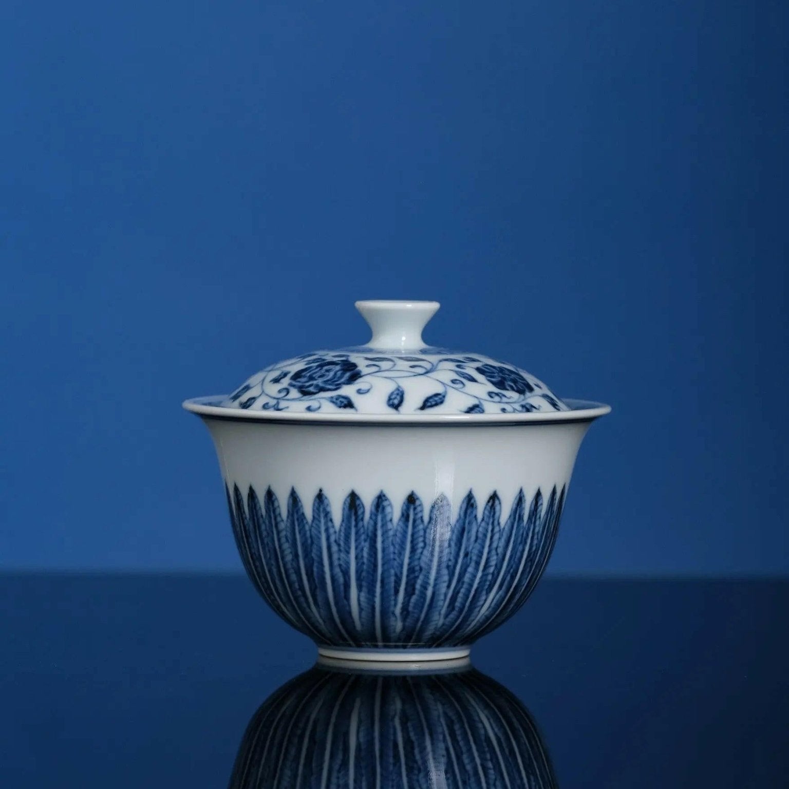 Lian Ban - Jing De Zhen Porcelain Gaiwan - zycs_China - tea - teapot