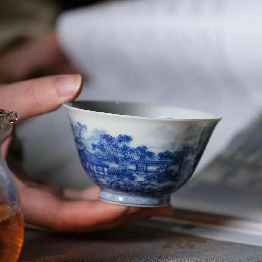 Lin Hu Ya Guan - Jing De Zhen Porcelain Teacup - zycs_China - tea - teapot