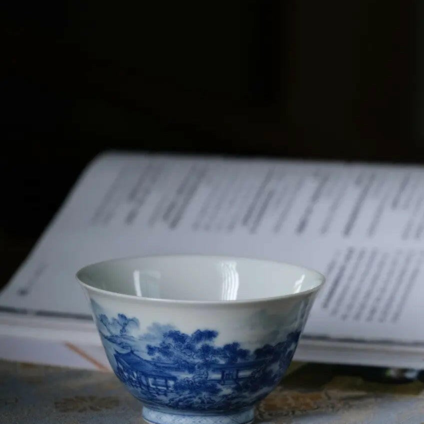 Lin Hu Ya Guan - Jing De Zhen Porcelain Teacup - zycs_China - tea - teapot