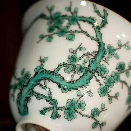 Lv Mei Hua - Jing De Zhen Porcelain Gaiwan - zycs_China - tea - teapot