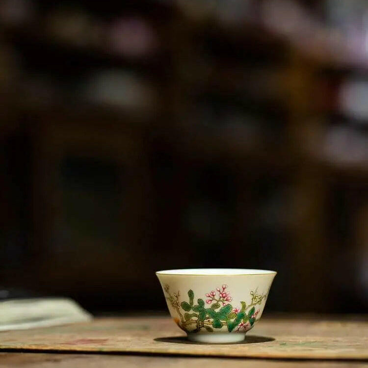 Mei Hua Ling Zhi - Jing De Zhen Porcelain Teacup - zycs_China - tea - teapot