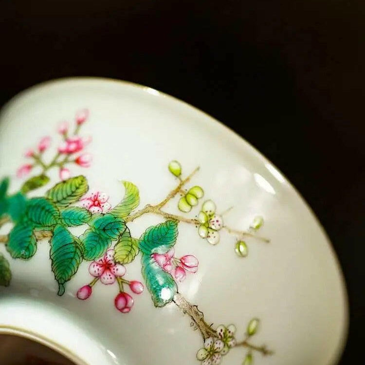 Mei Hua Ling Zhi - Jing De Zhen Porcelain Teacup - zycs_China - tea - teapot