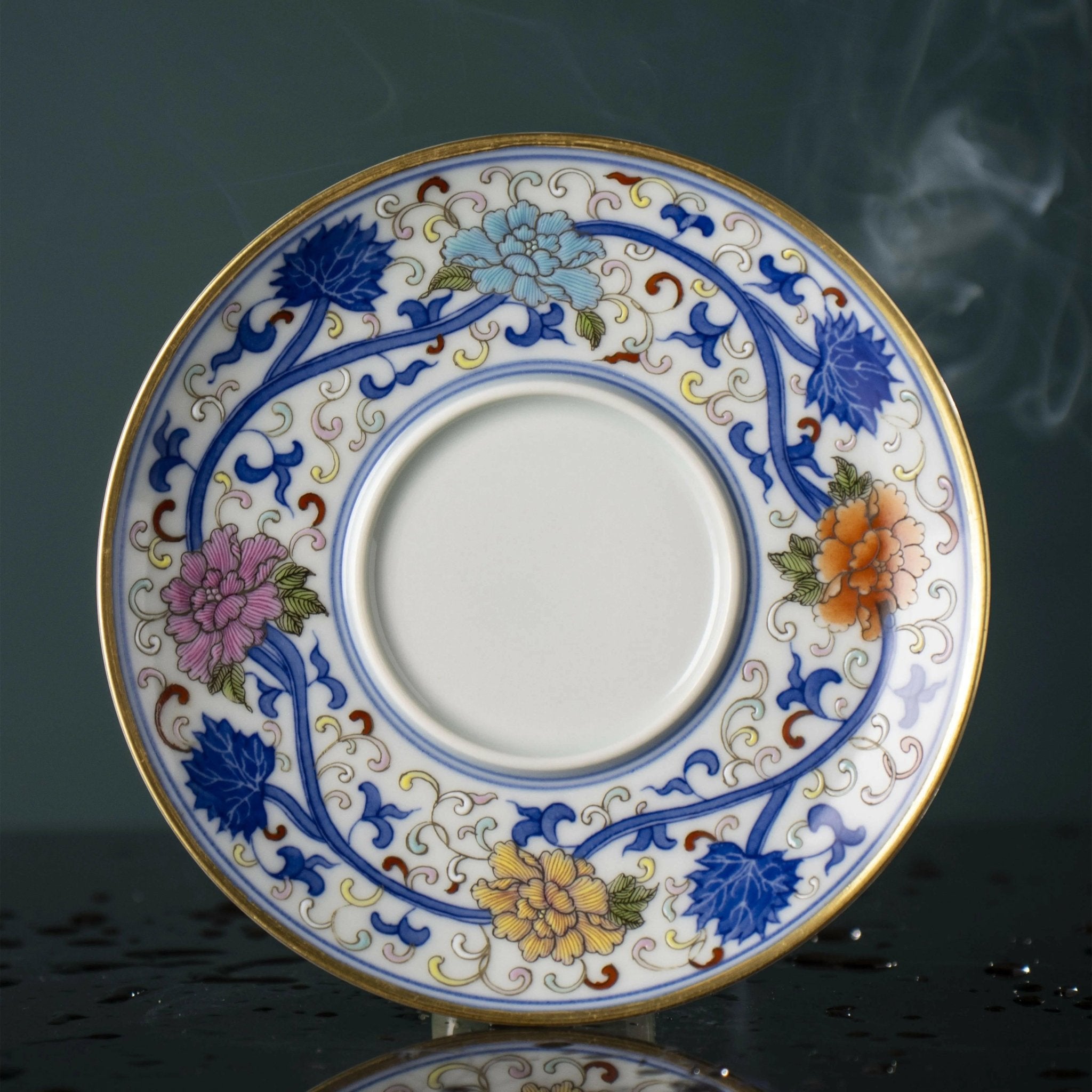 Miao Jin Die Lian Hua - Jing De Zhen Porcelain Gaiwan - zycs_China - tea - teapot