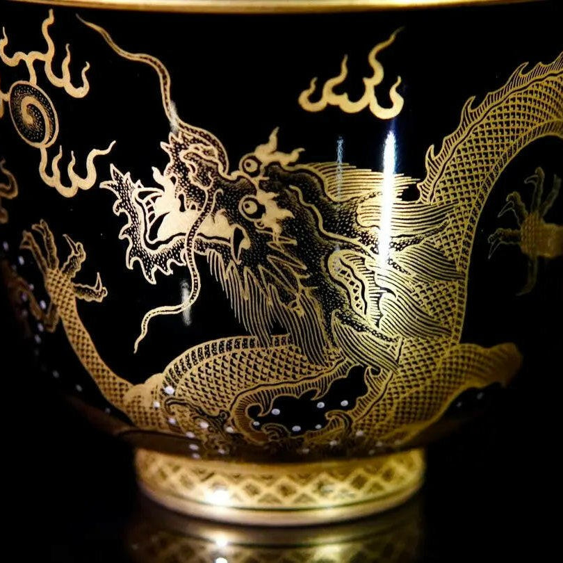 Miao Jin Shuang Long Wen - Jing De Zhen Porcelain Gaiwan - zycs_China - tea - teapot
