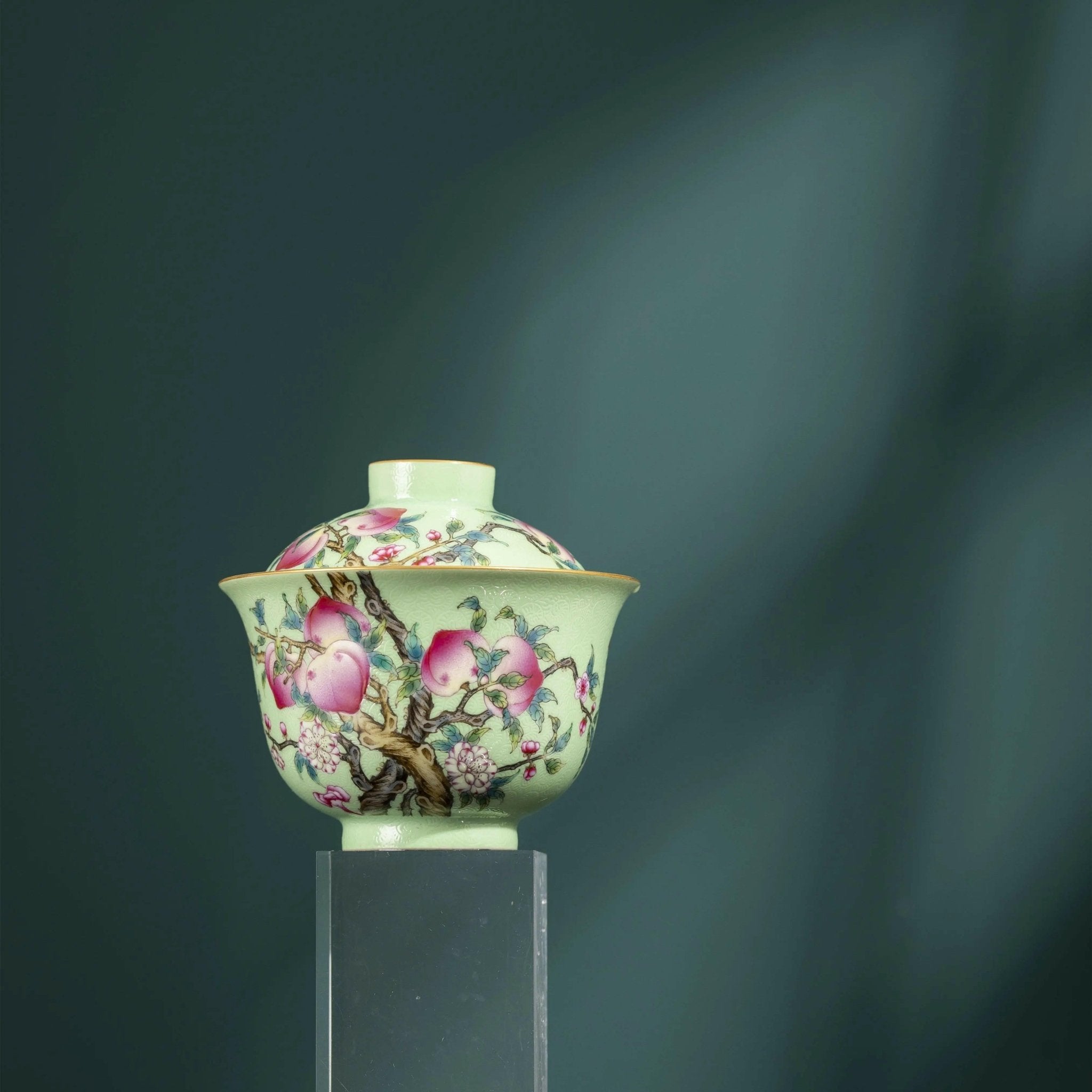 Pa Hua Jiu Tao - Jing De Zhen Porcelain Gaiwan - zycs_China - tea - teapot