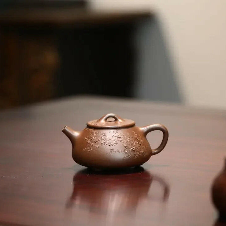 Ping Gai Shi Piao Teapot 180cc - Yixing Handmade Teapot - zycs_China - tea - teapot