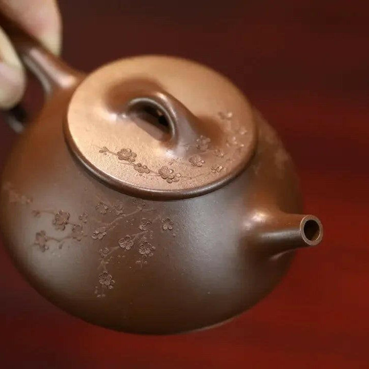 Ping Gai Shi Piao Teapot 180cc - Yixing Handmade Teapot - zycs_China - tea - teapot
