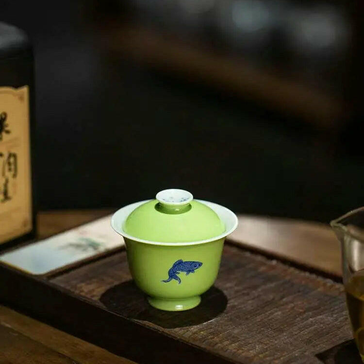 Qing Hua Yu Zhi Le - Jing De Zhen Porcelain Gaiwan - zycs_China - tea - teapot