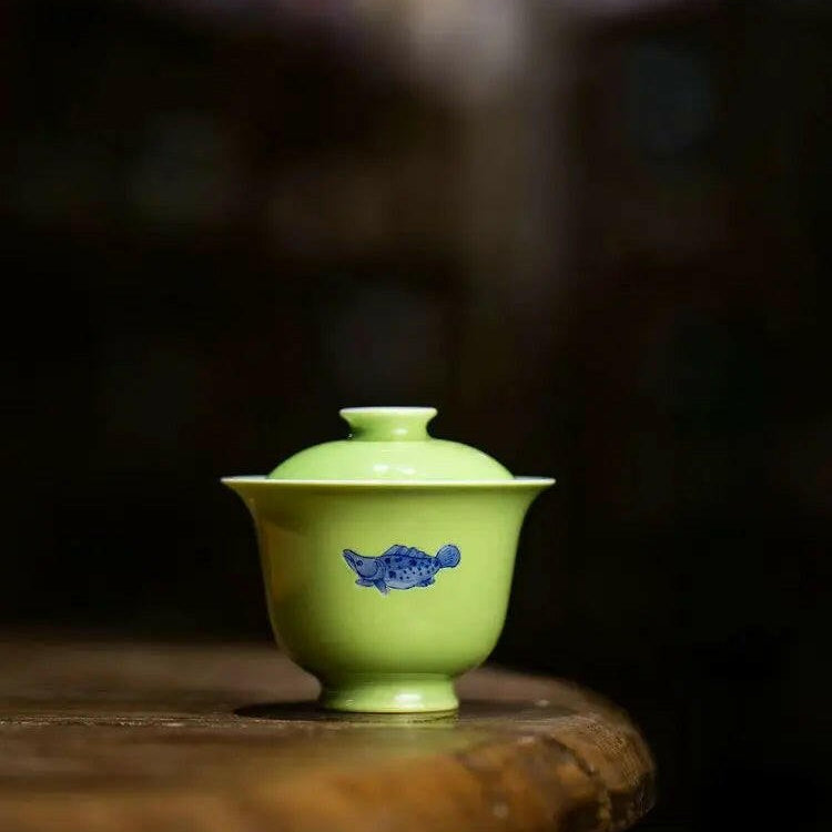 Qing Hua Yu Zhi Le - Jing De Zhen Porcelain Gaiwan - zycs_China - tea - teapot