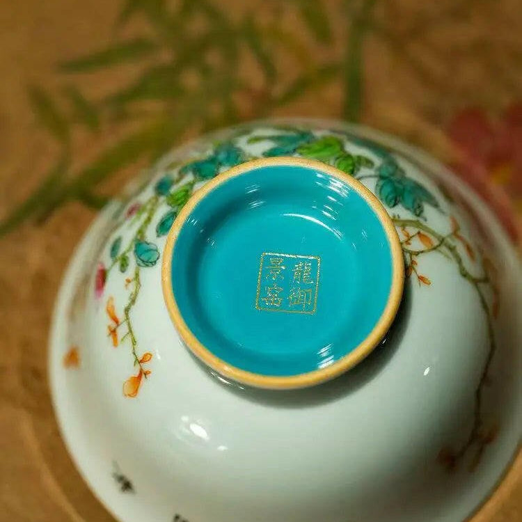 Qiu Ju - Jing De Zhen Porcelain Gaiwan - zycs_China - tea - teapot