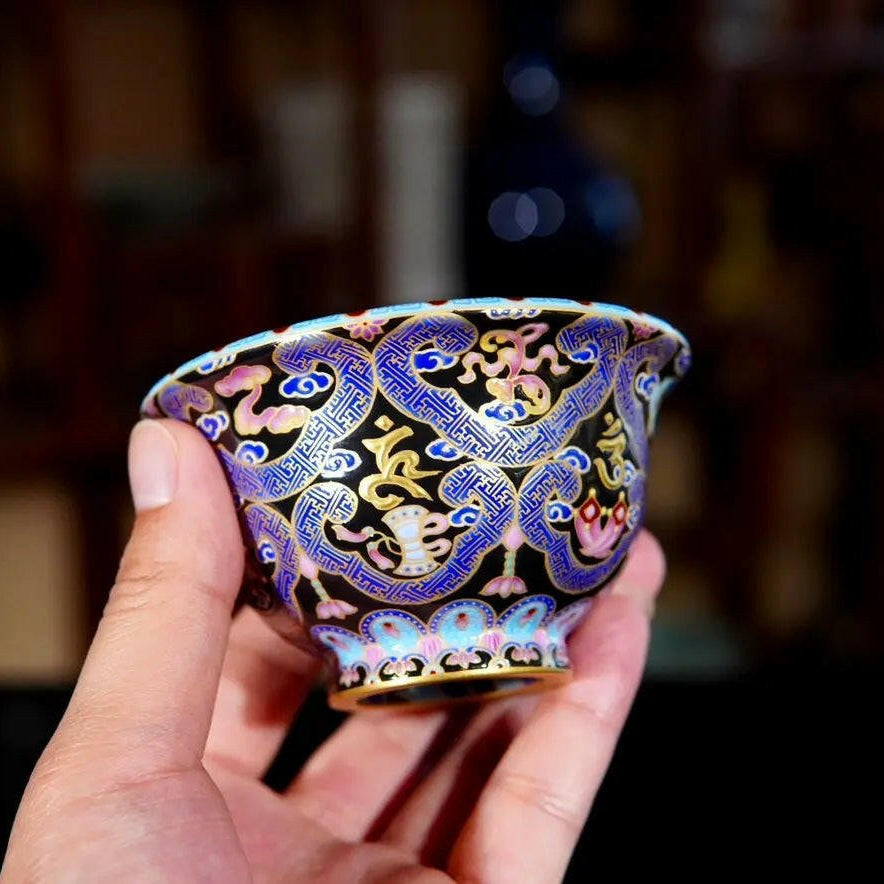 Ru Yi Bao Xiang Hua - Jing De Zhen Porcelain Teacup - zycs_China - tea - teapot