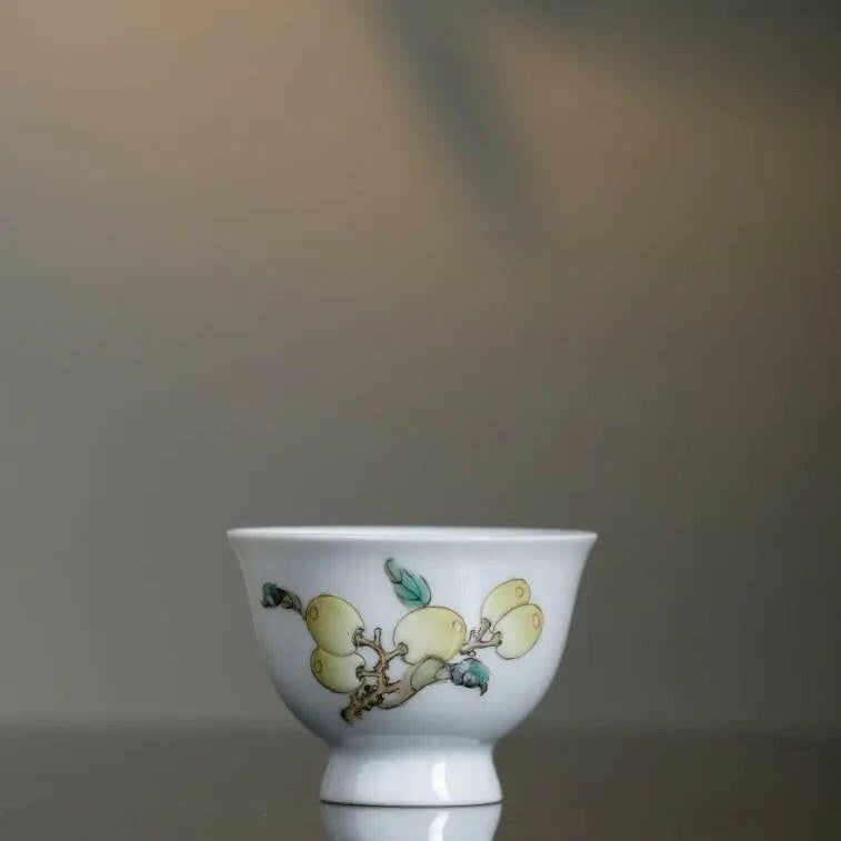 San Duo Xiao Zu Bei - Jing De Zhen Porcelain Teacup - zycs_China - tea - teapot