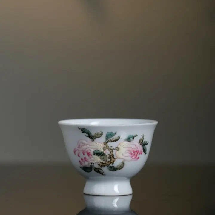 San Duo Xiao Zu Bei - Jing De Zhen Porcelain Teacup - zycs_China - tea - teapot
