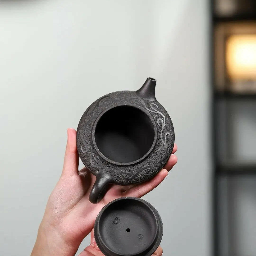 Sang Bian Teapot 240cc - Yixing Handmade Teapot - zycs_China - tea - teapot