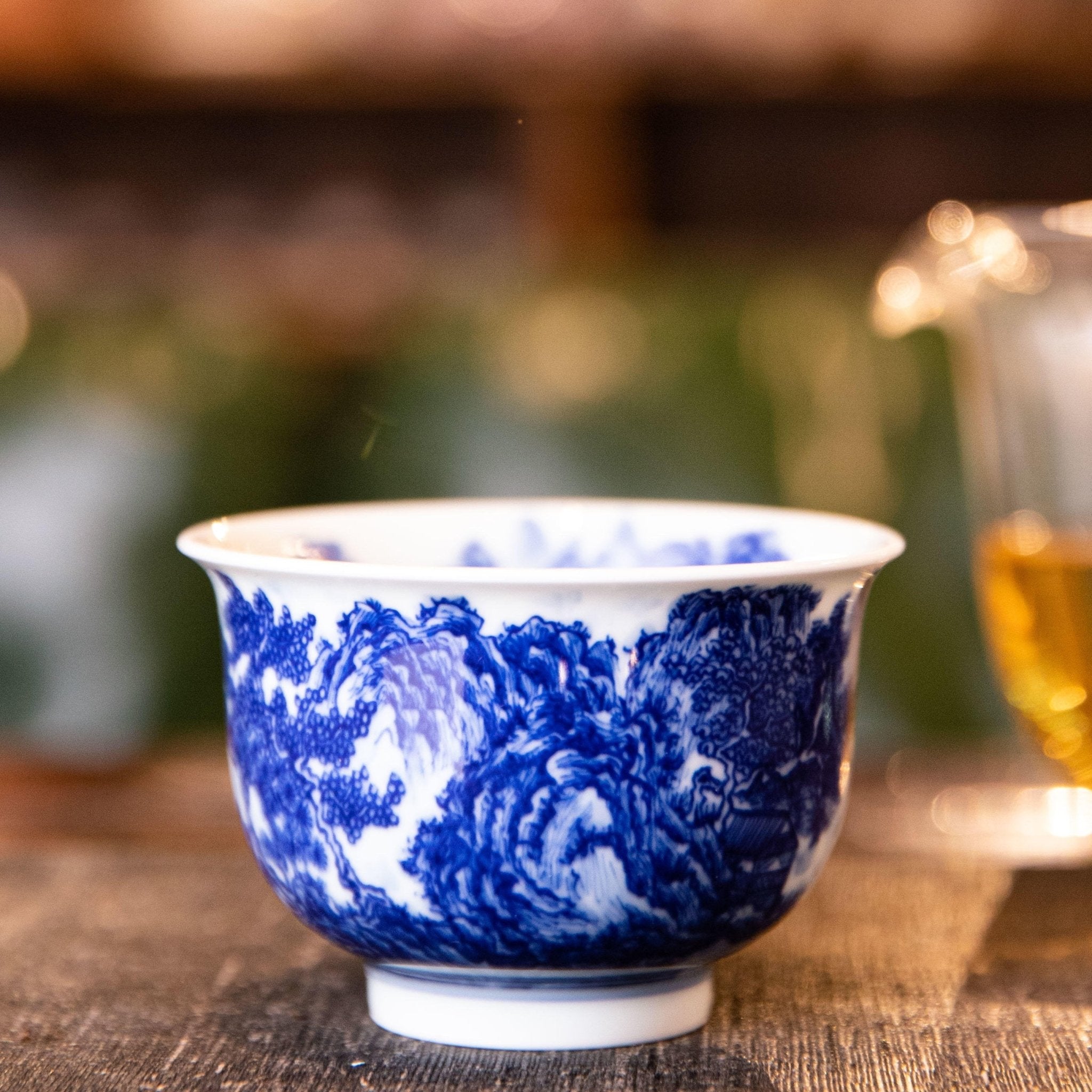 Shan Shui 130cc - Jing De Zhen Porcelain Teacup zycschina