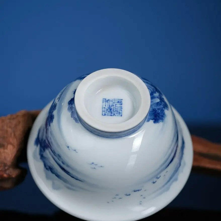 Shan Shui - Jing De Zhen Porcelain Teacup - zycs_China - tea - teapot