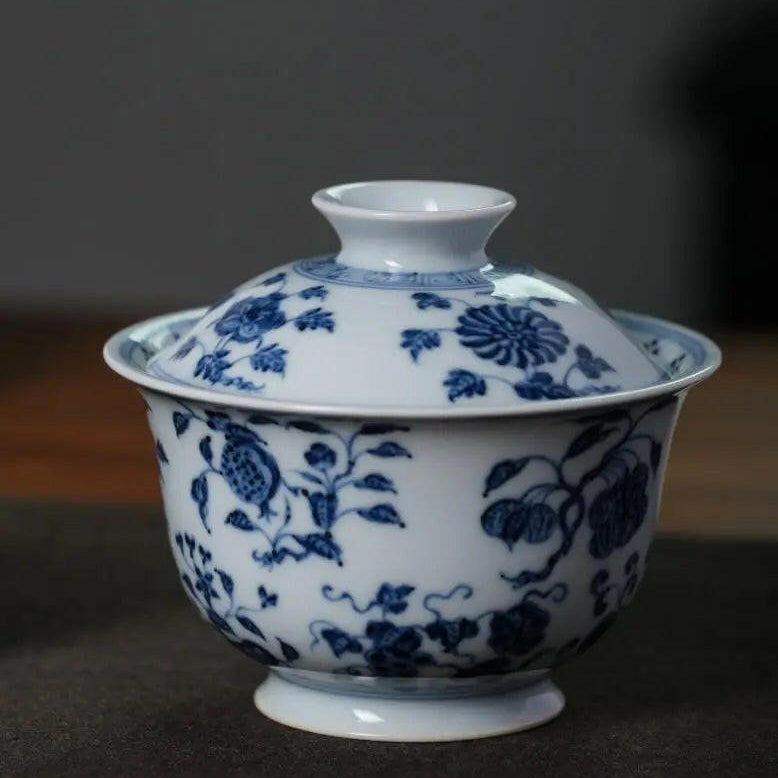 Shi Guo Tu - Jing De Zhen Porcelain Gaiwan - zycs_China - tea - teapot