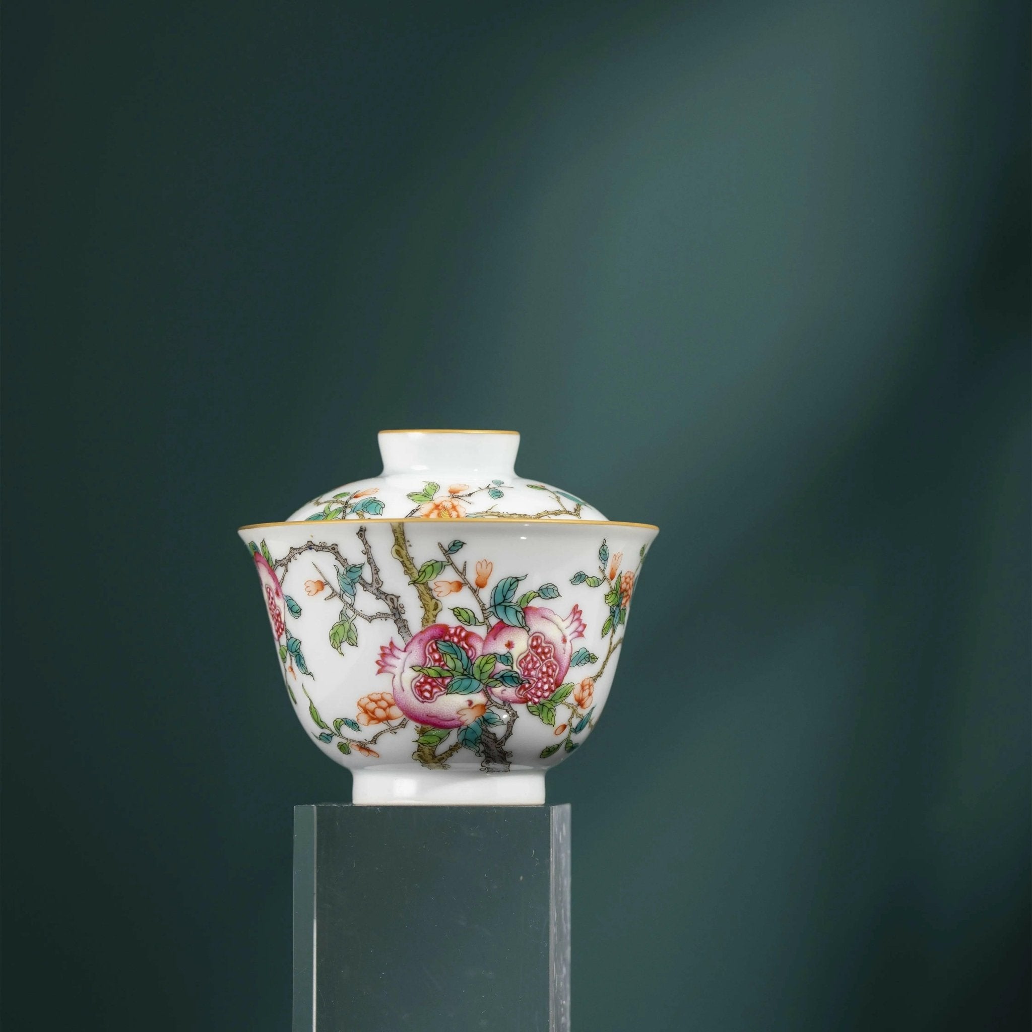 Shi Liu - Jing De Zhen Porcelain Gaiwan - zycs_China - tea - teapot
