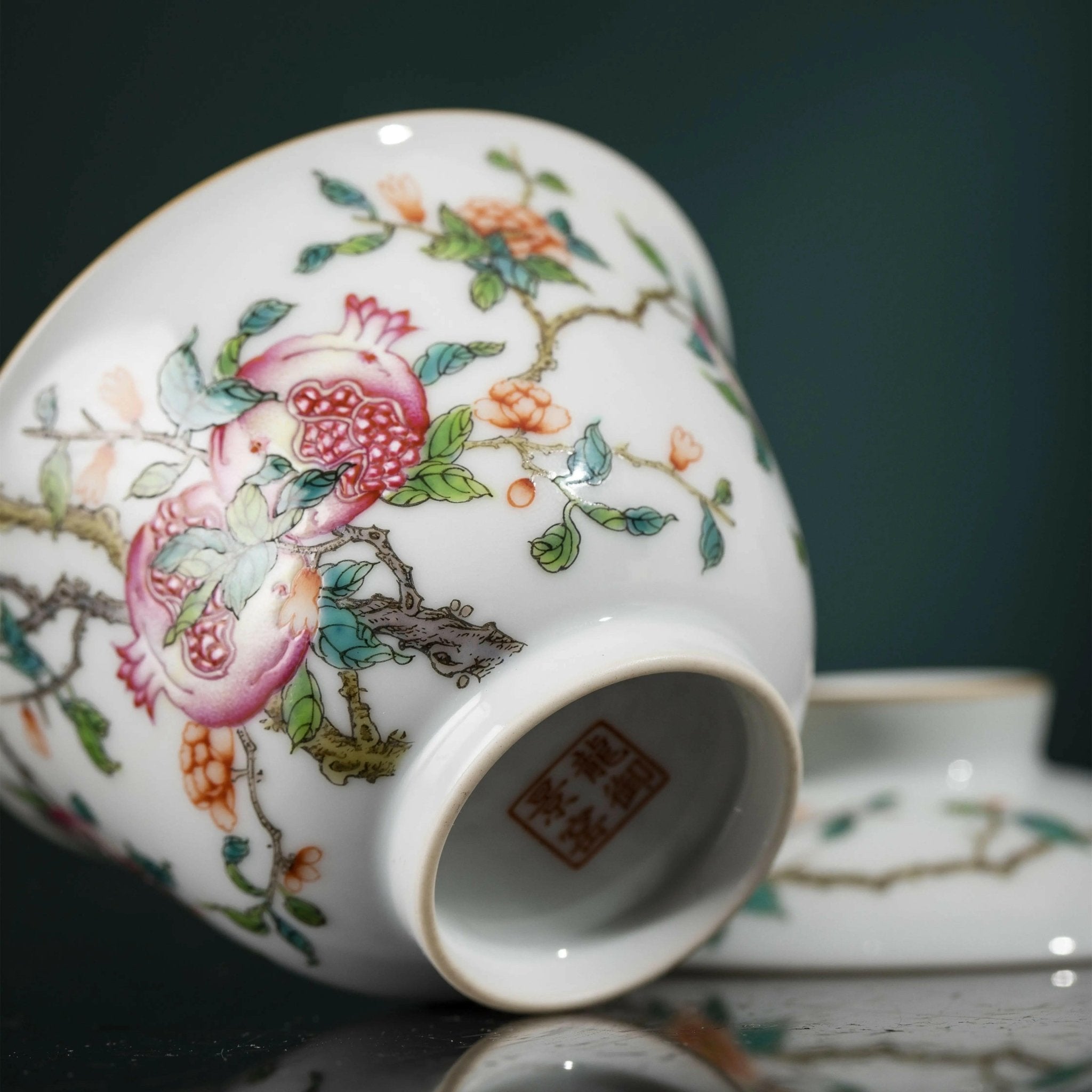 Shi Liu - Jing De Zhen Porcelain Gaiwan - zycs_China - tea - teapot