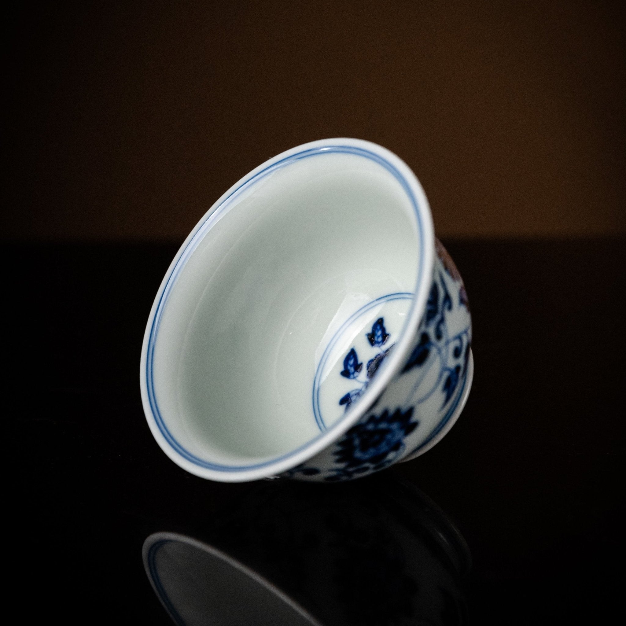 Si Ji Hua Hui 120cc - Jing De Zhen Porcelain Gaiwan zycschina