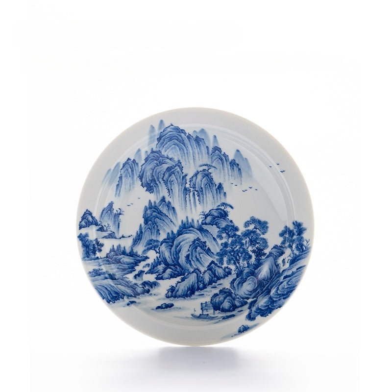 Song Hua Shan Shui 130cc - Jing De Zhen Porcelain Gaiwan - zycs_China