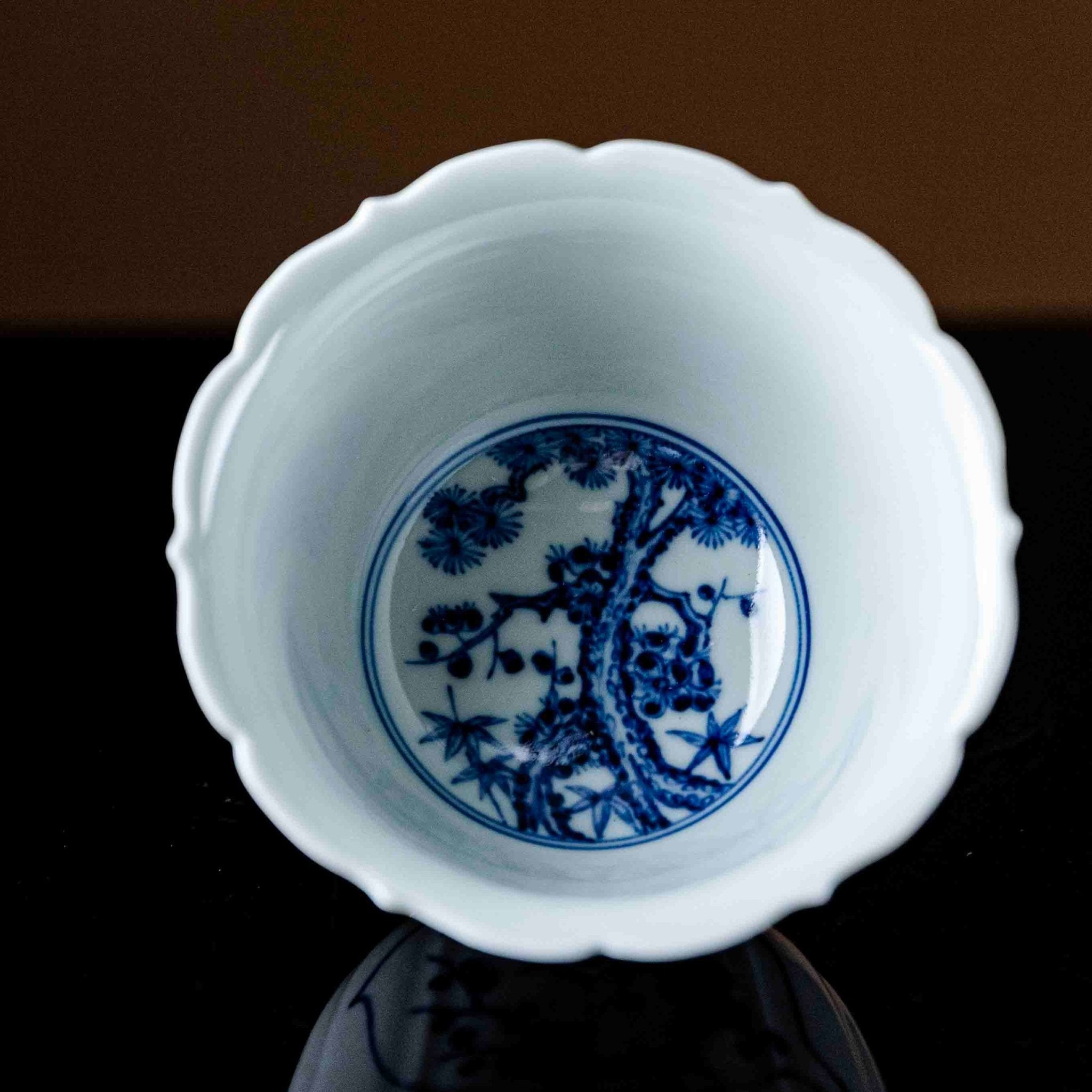 Song Zhu Mei 150cc - Jing De Zhen Porcelain Gaiwan - zycs_China