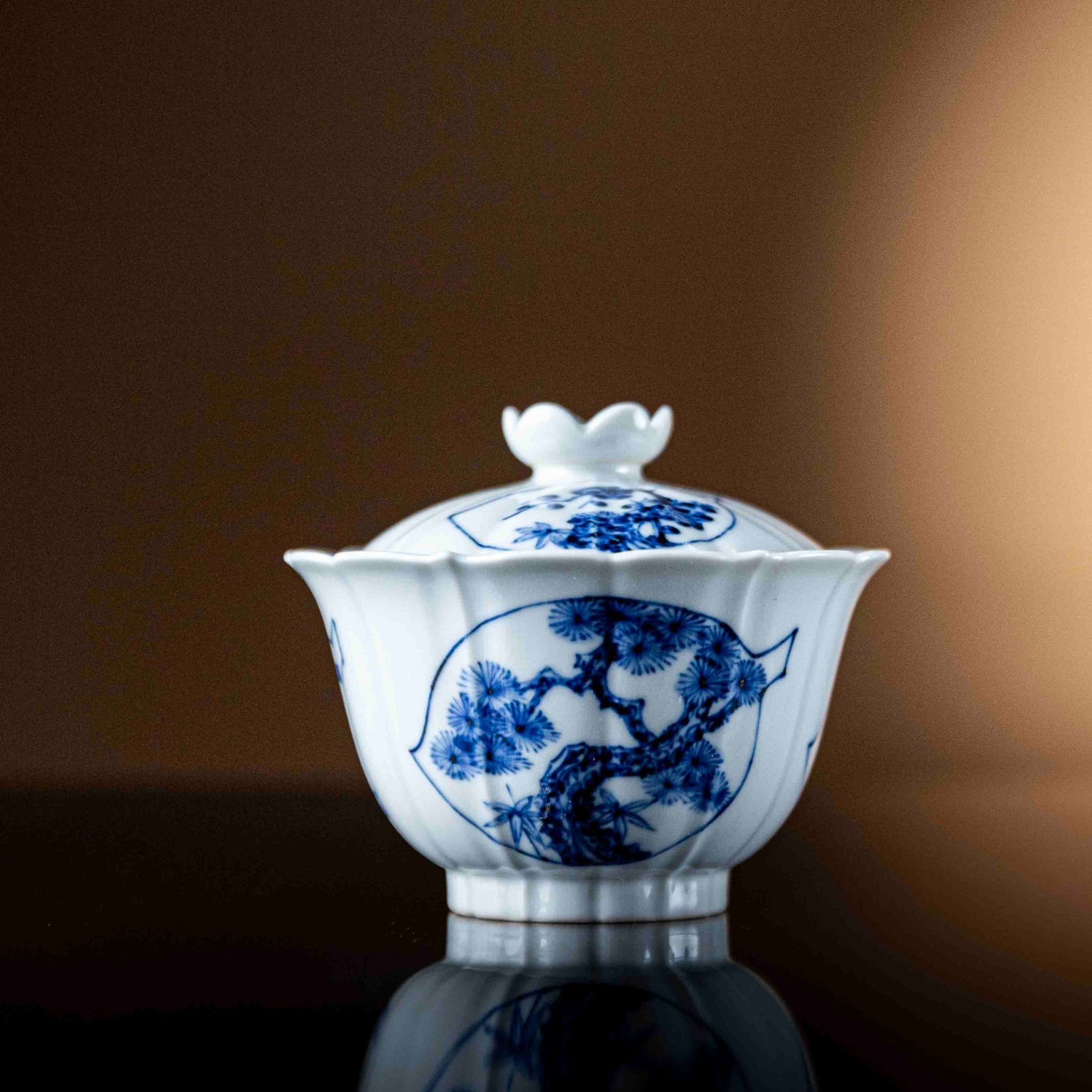 Song Zhu Mei 150cc - Jing De Zhen Porcelain Gaiwan - zycs_China