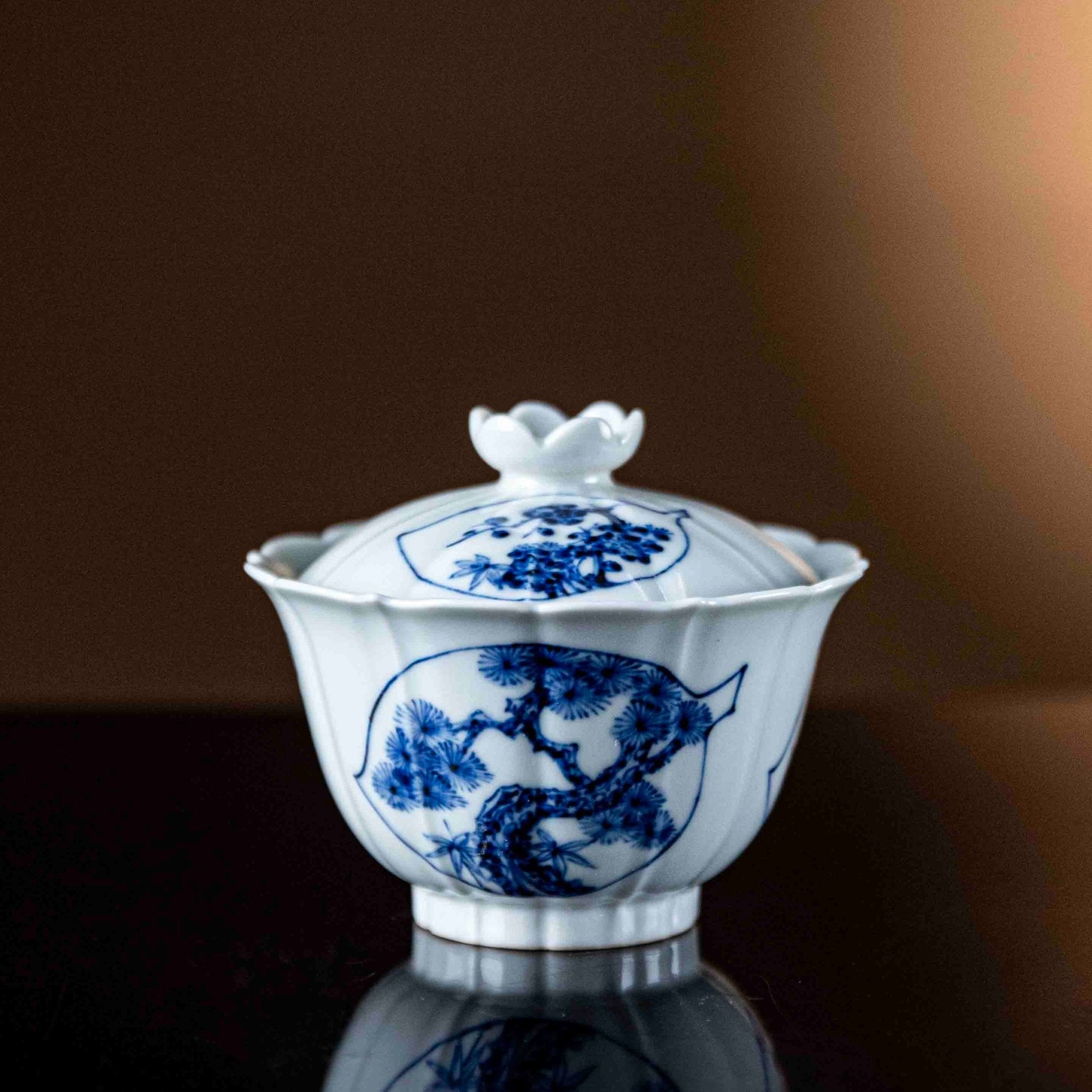 Song Zhu Mei 150cc - Jing De Zhen Porcelain Gaiwan - zycs_China